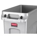 Rubbermaid Slim Jim Container With Venting Channels Grey 87Ltr additional 5