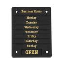 Beaumont Adjustable Opening Hours Display additional 1