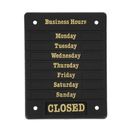 Beaumont Adjustable Opening Hours Display additional 4