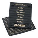 Beaumont Adjustable Opening Hours Display additional 2
