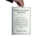 Brushed Steel Food Allergy Sign additional 4