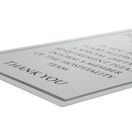 Brushed Steel Food Allergy Sign additional 7