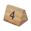 Olympia Acacia Table Number Signs Numbers 1-10 additional 2