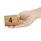 Olympia Acacia Table Number Signs Numbers 1-10 additional 4