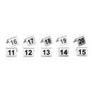 Olympia Stainless Steel Table Numbers 11-20 additional 5