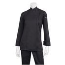 Chef Works Hartford Lightweight Zip Womens Chef Jacket - Black additional 17