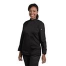 Chef Works Hartford Lightweight Zip Womens Chef Jacket - Black additional 1