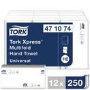Tork Z Fold Paper Hand Towels White 1-Ply 250 Sheets additional 3