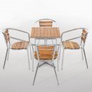 Bolero Aluminium and Ash Chairs additional 8