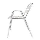 Bolero Aluminium Stacking Chairs Arched Arms additional 2