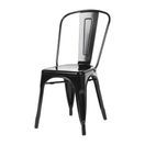 Bolero Bistro Steel Side Chairs Black additional 7