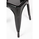 Bolero Bistro Steel Side Chairs Black additional 3