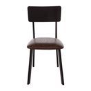 Bolero Metal &amp; PU Side Chairs Vintage Mocha additional 1
