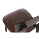 Bolero Metal &amp; PU Side Chairs Vintage Mocha additional 2
