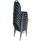 Bolero Oval Back Banquet Chairs Grey &amp; Black additional 4
