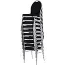 Bolero Oval Back Banquet Chairs Grey &amp; Black additional 2
