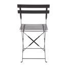Bolero Perth Black Pavement Style Steel Folding Chairs additional 4