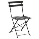 Bolero Perth Black Pavement Style Steel Folding Chairs additional 1
