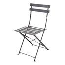 Bolero Perth Black Pavement Style Steel Folding Chairs additional 2