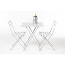 Bolero Perth Grey Pavement Style Steel Folding Chairs additional 4