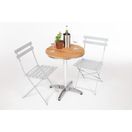 Bolero Perth Grey Pavement Style Steel Folding Chairs additional 8