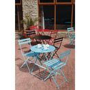Bolero Perth Red Pavement Style Steel Folding Chairs additional 7