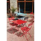 Bolero Perth Red Pavement Style Steel Folding Chairs additional 8