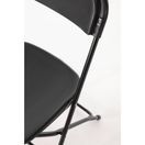 Bolero Polypropylene Folding Chairs Black additional 4