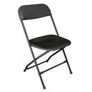 Bolero Polypropylene Folding Chairs Black additional 2
