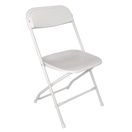 Bolero PP Folding Chairs White additional 7