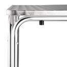 Bolero Steel and Aluminium Square Leg Table 600mm additional 2