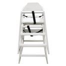 Bolero Wooden High Chair Antique White Finish additional 3
