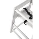 Bolero Wooden High Chair Antique White Finish additional 5