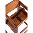 Bolero Wooden Highchair Dark Wood Finish additional 5
