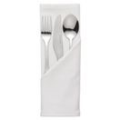 Occasions Polyester Napkins White additional 1