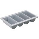Olympia Kristallon Stackable Plastic Cutlery Tray Large additional 2