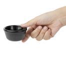 Olympia Kristallon Melamine Fluted Ramekins Black 70mm additional 5