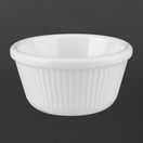 Olympia Kristallon Melamine Fluted Ramekins White 76mm additional 3