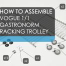 Vogue Gastronorm Racking Trolley 20 Level additional 6