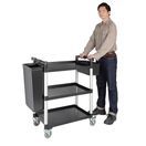 Vogue Polypropylene Mobile Trolley Small additional 3