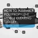 Vogue Polypropylene Mobile Trolley Small additional 7