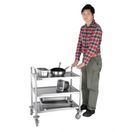 Vogue Stainless Steel 3 Tier Clearing Trolley Small additional 3