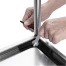 Vogue Stainless Steel 3 Tier Clearing Trolley Small additional 4