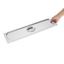 Vogue Stainless Steel Gastronorm 2/4 Lid additional 6