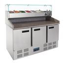 Polar G-Series Pizza Prep Counter Fridge with Topper 368Ltr additional 1