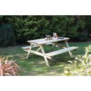 Rowlinson Wooden Picnic Bench 5ft additional 3