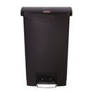 Rubbermaid Slim Jim Front Step-On Pedal Bin Black 50Ltr additional 3