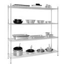 Vogue 4 Tier Wire Shelving Kit 460mm additional 14