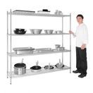 Vogue 4 Tier Wire Shelving Kit 460mm additional 13