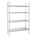 Vogue 4 Tier Wire Shelving Kit 460mm additional 7